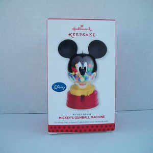 HALLMARK KEEPSAKE MICKEY'S GUMBALL MACHINE 2013